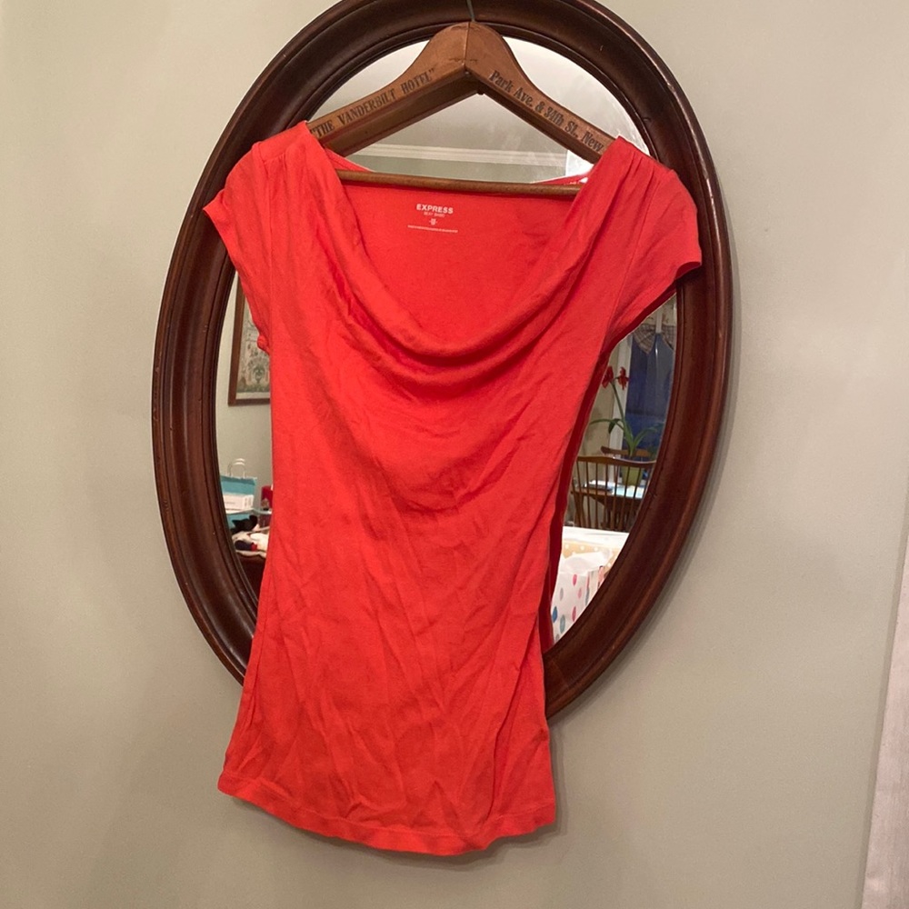 Express Cowl Neck Tee